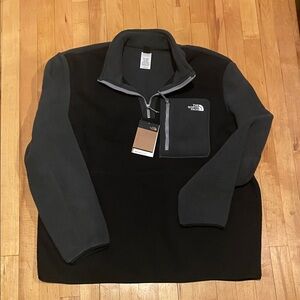 The North Face Charcoal and Black Fleece Jacket